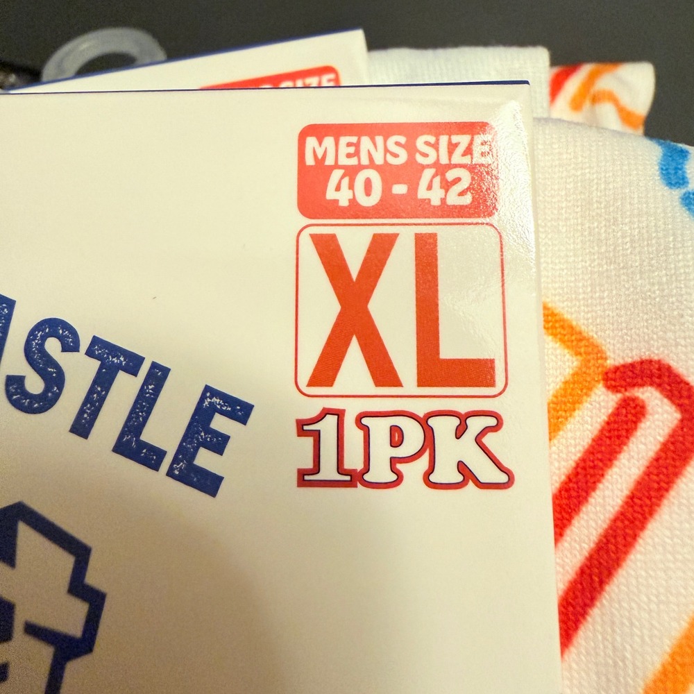 White Castle Boyshort Underwear Women XL 33-35 NEW Pink Waistband Slider Print - Picture 2 of 5